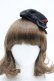 画像4: Ruha Garden / ミニハットカチューシャ  黒×赤 I-26-03-14-114-GO-AC-TE-ZI (4)