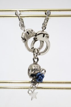 画像1: SEX POT ReVeNGe / 手錠×スカルイヤリング  シルバー I-26-03-14-116-SP-AC-TE-ZI