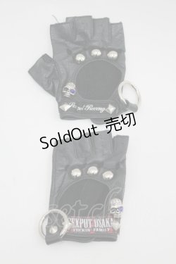 画像1: SEX POT ReVeNGe / グローブ  黒 I-26-03-14-121-SP-ZA-TE-ZI