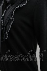 画像3: axes femme / ボータイ付きブラウス風プルオーバー M 黒 I-26-03-14-014-AX-TO-TE-ZI (3)