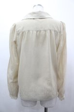 画像2: Fi.n.t / タイ付きライン衿ブラウス F ベージュ I-26-03-14-002-CA-BL-TE-ZI (2)