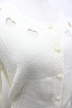 画像3: Fi.n.t / ハートカットワークカーディガン F アイボリー I-26-03-14-016-CA-TO-TE-ZI