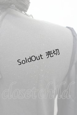 画像3: axes femme / 異素材使いブラウス風プルオーバー M グレー I-26-03-14-017-AX-TO-TE-ZI