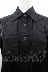 画像3: ATELIER PIERROT / ラメチュールジャケット重ね風ブラウス  黒 I-26-03-14-019-EL-BL-SA-ZI (3)