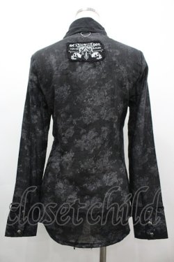 画像2: SEX POT ReVeNGe / ガーゼフリルスタッズシャツ M 黒 I-26-03-14-021-SP-BL-TE-ZI