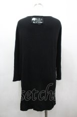 画像2: SEXPOT TOKYO / ガーゼワッペンリブカーディガン  黒 I-26-03-14-023-PU-TO-TE-ZI (2)