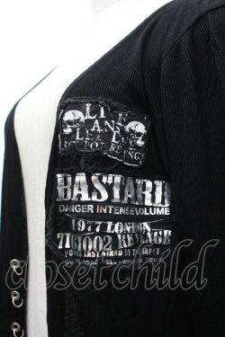 画像3: SEXPOT TOKYO / ガーゼワッペンリブカーディガン  黒 I-26-03-14-023-PU-TO-TE-ZI