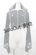 gouk / 振袖ナポレオンボレロパーカー  黒 I-26-03-14-025-GO-TO-TE-ZI