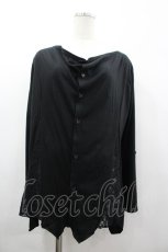 画像1: ALGONQUINS / 蝶ボタンレース切替カーディガン F 黒 I-26-03-14-026-AL-TO-TE-ZI (1)