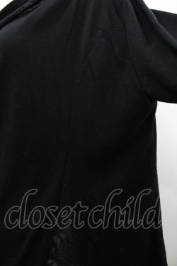 画像3: ALGONQUINS / 蝶ボタンレース切替カーディガン F 黒 I-26-03-14-026-AL-TO-TE-ZI