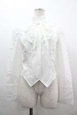 画像1: BPN / フリルヨークブラウス M 白 I-26-03-14-028-GO-BL-TE-ZI (1)