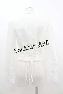 画像2: BPN / フリルヨークブラウス M 白 I-26-03-14-028-GO-BL-TE-ZI
