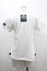 画像2: SEX POT ReVeNGe / アニマル&スター総柄Tシャツ  白ＸピンクＸサックス I-26-03-14-029-SP-TO-SA-ZI (2)