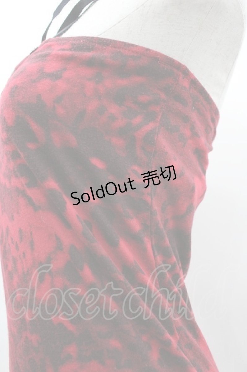 画像3: SEX POT ReVeNGe / クロスホルターレオパードキャミ M 赤×黒 I-26-03-14-031-SP-TO-TE-ZI (3)