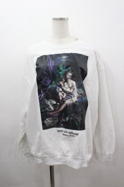 画像1: MILKBOY / JEANNE SWEAT L 白Ｘ黒 I-26-03-16-032-MB-TO-SA-ZI