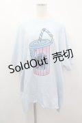 MILKBOY / drink tee XL サックス I-26-03-16-035-MB-TO-SA-ZI