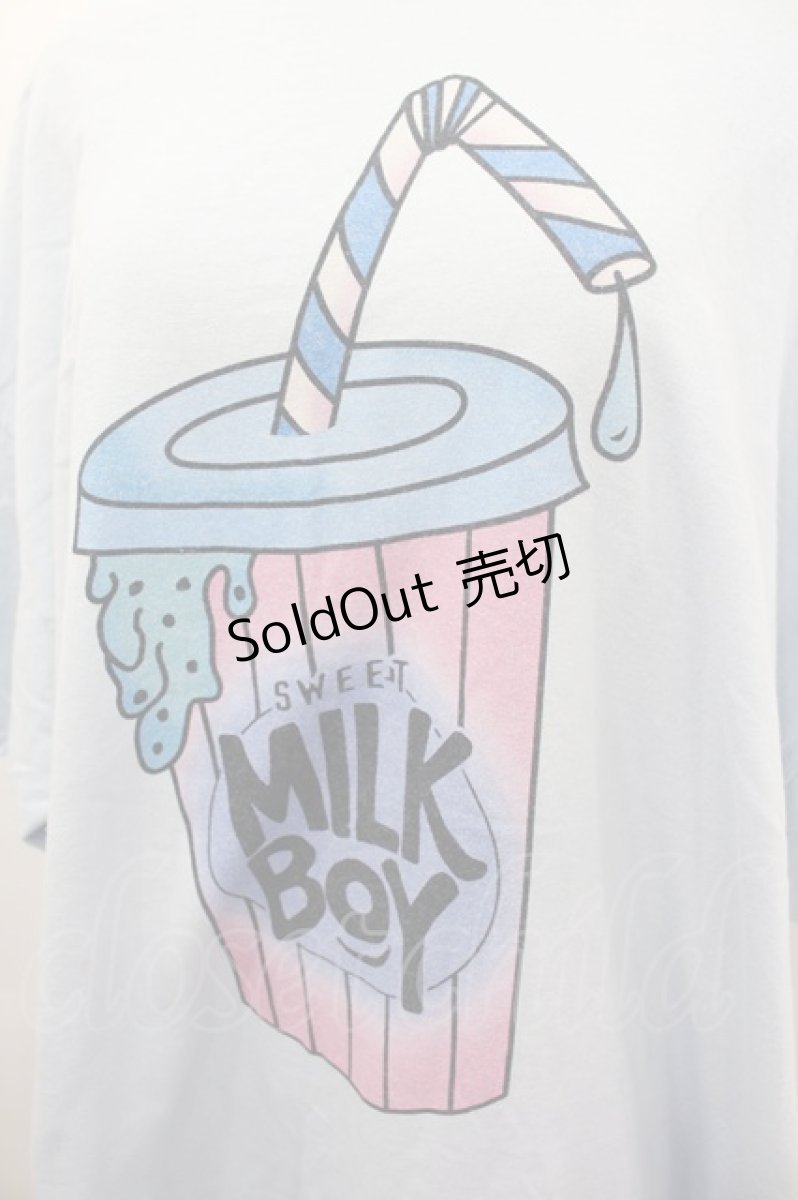 画像2: MILKBOY / drink tee XL サックス I-26-03-16-035-MB-TO-SA-ZI (2)