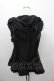 画像3: PINK HOUSE / 星形ワッペン付き配色フリルベスト  黒 I-26-03-16-043-LO-TO-SA-ZI (3)