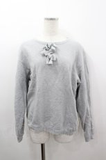 画像1: INGEBORG / 3つリボントレーナー  グレー I-26-03-16-047-LO-TO-SA-ZI (1)