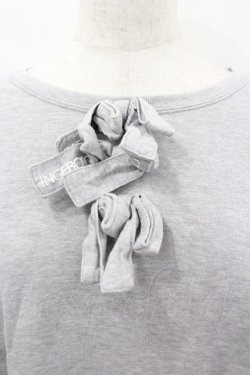 画像2: INGEBORG / 3つリボントレーナー  グレー I-26-03-16-047-LO-TO-SA-ZI