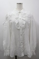 画像1: MIHO MATSUDA / はしごレース袖ブラウス L 白 I-26-03-16-006-GO-BL-SA-ZI (1)