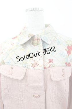 画像2: KANEKO ISAO / ブーケチェック切り替えジャケット  ピンクＸミントチェック I-26-03-16-056-EL-JA-SA-ZI