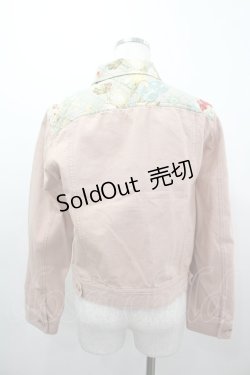 画像3: KANEKO ISAO / ブーケチェック切り替えジャケット  ピンクＸミントチェック I-26-03-16-056-EL-JA-SA-ZI