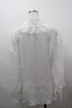 画像3: MIHO MATSUDA / はしごレース袖ブラウス L 白 I-26-03-16-006-GO-BL-SA-ZI