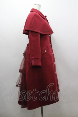 画像5: axes femme / ダブルボタンケープコート  ワイン I-26-03-16-063-AX-JA-SA-ZI