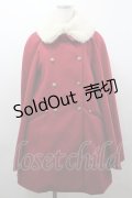 axes femme / ケープセットバッスルコート  ワイン I-26-03-16-064-AX-CO-SA-ZI