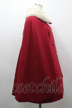 画像4: axes femme / ケープセットバッスルコート  ワイン I-26-03-16-064-AX-CO-SA-ZI