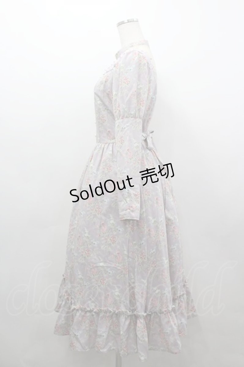 画像2: Kurumi Collaboration / KRハナジゴスリーブワンピース L ピンク I-26-03-16-067-GO-OP-SA-ZI (2)