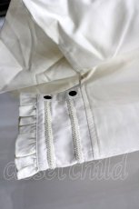 画像3: Desoro Works / チャイナスナップボタンブラウス  生成り I-26-03-16-007-GO-BL-SA-ZI (3)