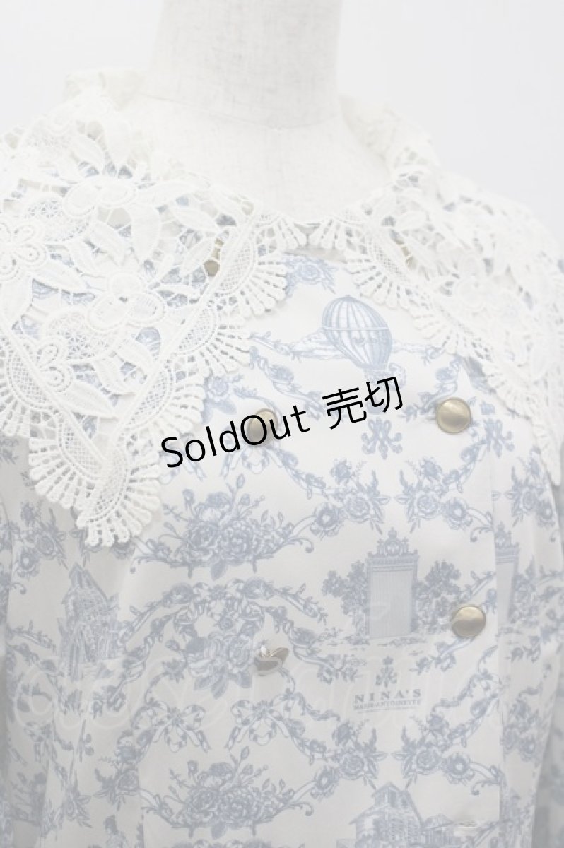 画像5: m petit by misako / トワルドジュイワンピース L 白 I-26-03-16-071-LO-OP-SA-ZI (5)