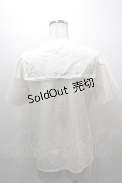 画像4: axes femme POETIQUE / シエルエトワール刺繍襟ブラウス  アイボリー I-26-03-16-008-AX-BL-SA-ZI