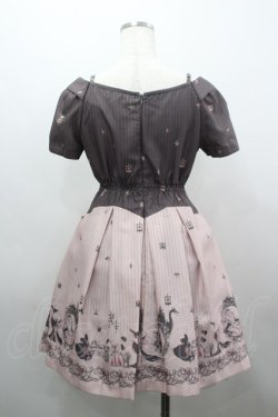 画像3: Secret Honey / オフショルストライプワンピース(オーロラ姫ver)  ピンク I-26-03-16-076-CA-OP-SA-ZI