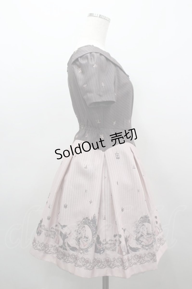 画像4: Secret Honey / オフショルストライプワンピース(オーロラ姫ver)  ピンク I-26-03-16-076-CA-OP-SA-ZI (4)