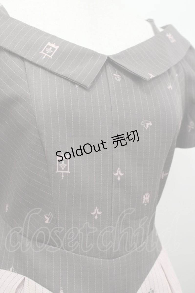 画像5: Secret Honey / オフショルストライプワンピース(オーロラ姫ver)  ピンク I-26-03-16-076-CA-OP-SA-ZI (5)