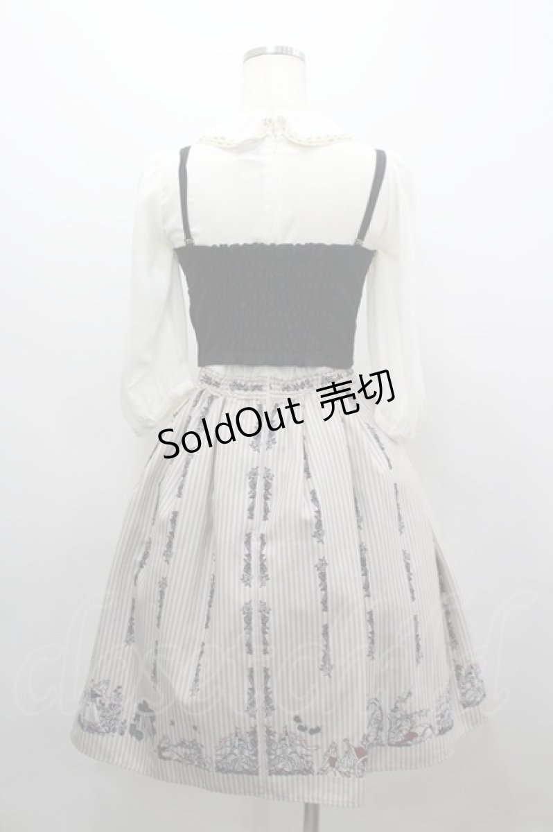 画像3: Secret Honey / Once Upon a Dream Onepiece 2014( ブライアローズver. )  白X黒Ｘベージュ I-26-03-16-077-CA-OP-SA-ZI (3)