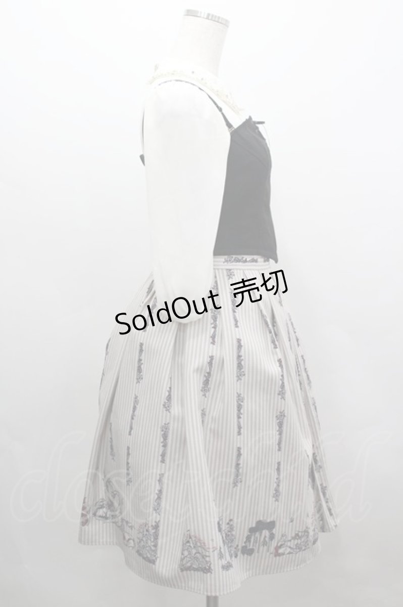 画像4: Secret Honey / Once Upon a Dream Onepiece 2014( ブライアローズver. )  白X黒Ｘベージュ I-26-03-16-077-CA-OP-SA-ZI (4)