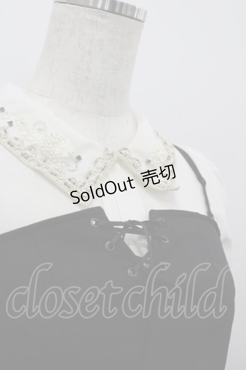 画像5: Secret Honey / Once Upon a Dream Onepiece 2014( ブライアローズver. )  白X黒Ｘベージュ I-26-03-16-077-CA-OP-SA-ZI (5)