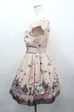 画像2: Secret Honey / ローズ柄ワンピース（眠れる森の美女ver.）  ピンクベージュ I-26-03-16-079-CA-OP-SA-ZI (2)