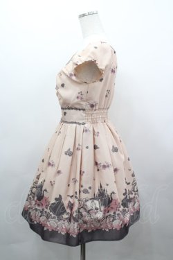 画像2: Secret Honey / ローズ柄ワンピース（眠れる森の美女ver.）  ピンクベージュ I-26-03-16-079-CA-OP-SA-ZI