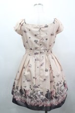 画像3: Secret Honey / ローズ柄ワンピース（眠れる森の美女ver.）  ピンクベージュ I-26-03-16-079-CA-OP-SA-ZI (3)