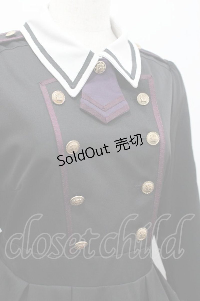 画像5: Amavel / Starry Medalミリタリーワンピース  黒Ｘ白 I-26-03-16-080-CA-OP-SA-ZI (5)