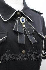 画像5: LOLITAその他(お買取対象外) / リボンビジュー付き半袖ワンピース  黒Ｘ白 I-26-03-16-083-LO-OP-SA-ZI (5)