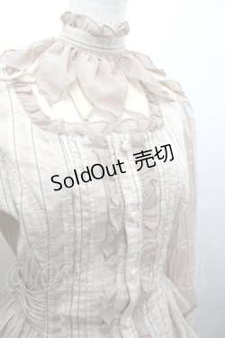 画像5: ALGONQUINS / チョーカー付きストライプ長袖ワンピース  ピンク I-26-03-16-085-AL-OP-SA-ZI