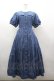 画像1: PINK HOUSE / ティアードワンピース  青 I-26-03-16-088-LO-OP-SA-ZI (1)