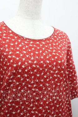 画像5: WONDERFUL WORLD / ミニローズ総柄ワンピース  赤 I-26-03-16-090-LO-OP-SA-ZI