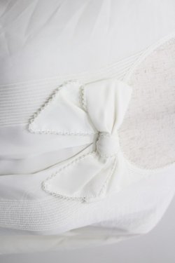 画像2: INGEBORG / ダブルリボンピンタックブラウス  白 I-26-03-16-011-LO-BL-SA-ZI